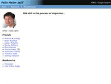 Tablet Screenshot of felix-halim.net